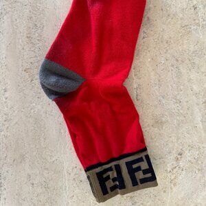 Fendi Red Forever Socks